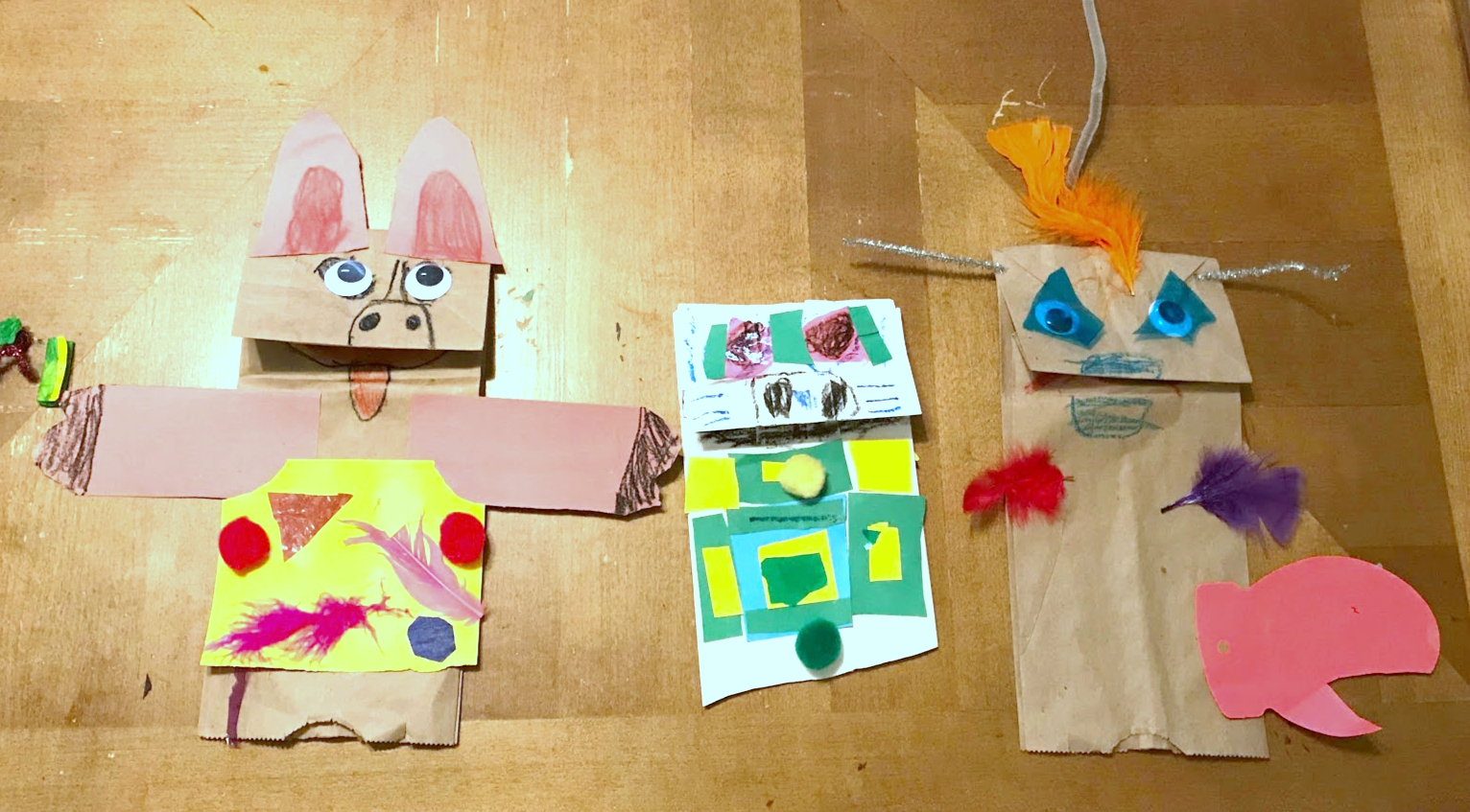 Making Paper Bag Puppets | Alpha Mom