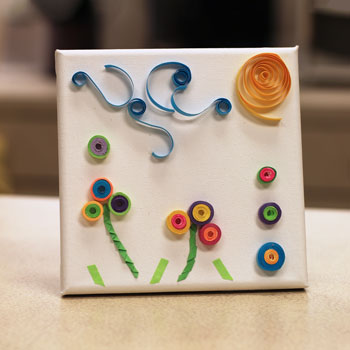 July Crafternoon at Night: Paper Quilling