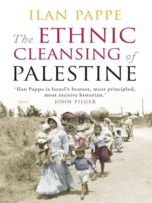 The Ethnic Cleansing of Palestine book cover