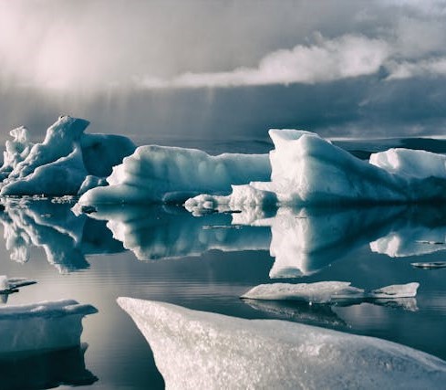 Ice Formation In Body Of Water