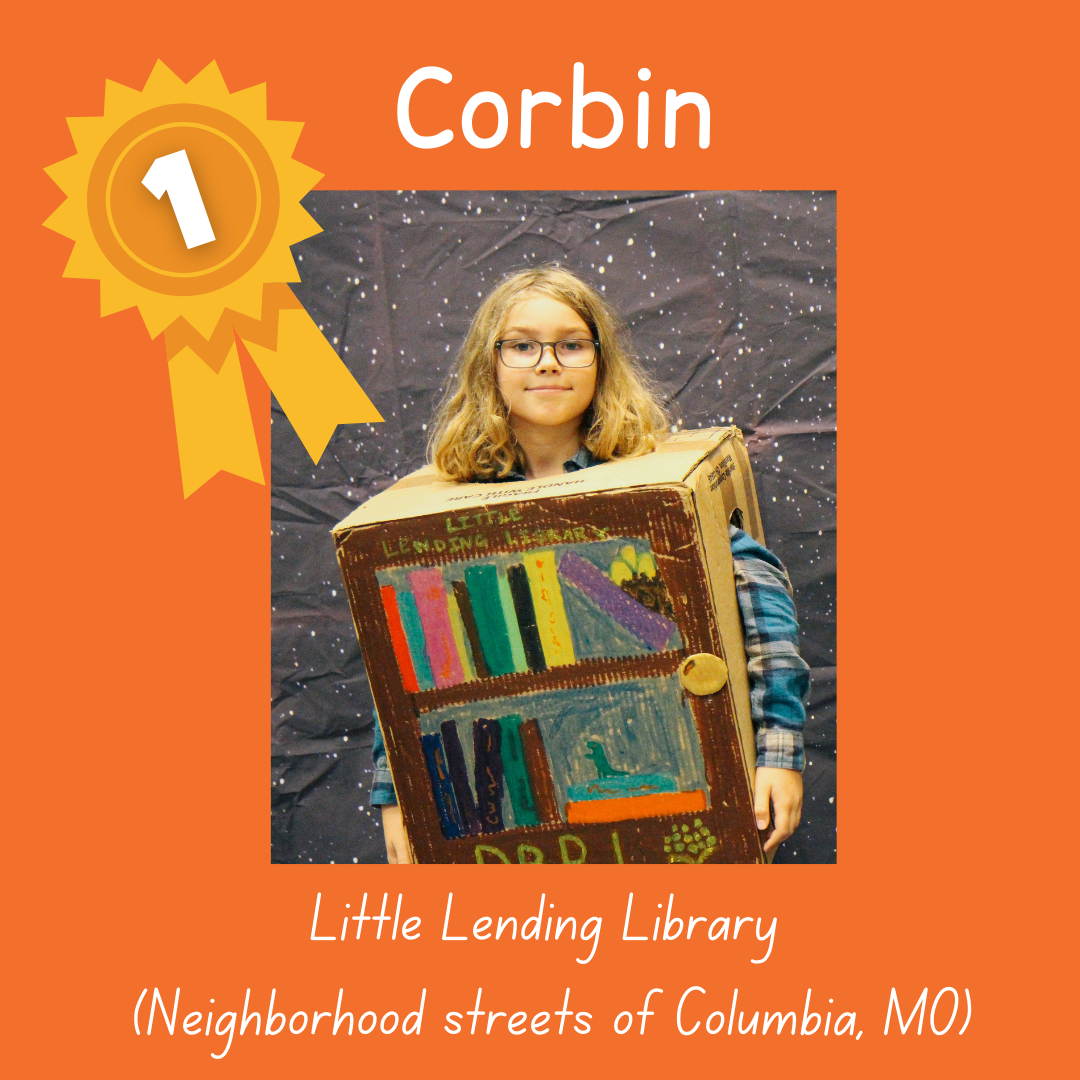 1st: Corbin - Little Lending Library (Neighborhood streets of Columbia, MO)	