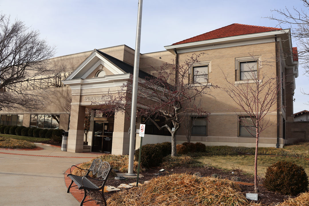 The Callaway County Public Library, seen from the main entrance side